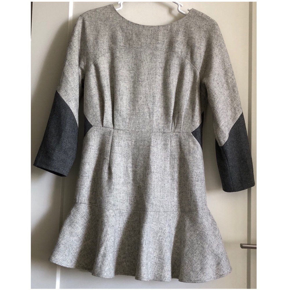 Wool blend dress